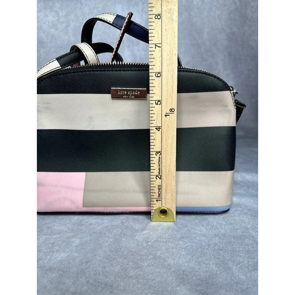 Kate Spade colorblock multi color Crossbody sling purse *has flaws